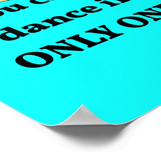 2シューズまたはNone Cyan Dance Studio ポスター (角)