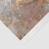 2シルク金ゴールドホワイトユニークバラアートドリーム 薄葉紙 (詳細)