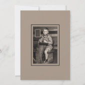 2シンプル枚の写真で100th誕生日パーティー 招待状 (裏面)