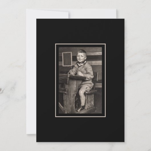 2シンプル枚の写真で100th誕生日パーティー 招待状 (裏面)