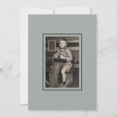 2シンプル枚の写真で100th誕生日パーティー 招待状 (裏面)