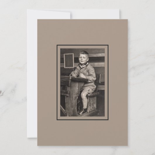 2シンプル枚の写真で80歳の誕生日パーティー 招待状 (裏面)