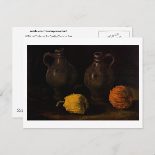 2ジャースアンドツーパンプキンズヴァンゴッホファインアート ポストカード (正面/裏面)