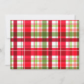 2スイートクリスマスセカンド誕生日写真 招待状 (裏面)