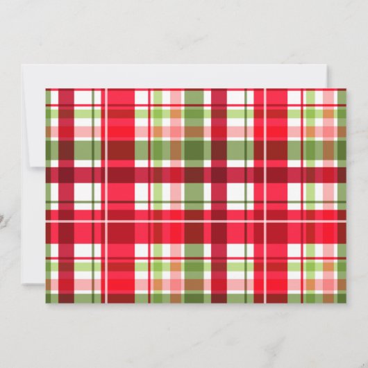 2スイートクリスマスセカンド誕生日写真 招待状 (裏面)