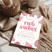 2スイートスイカ2nd誕生日パーティの招待状 招待状