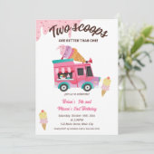 2スクープは1つの誕生日パーティーよりも良い 招待状 (スタンド正面)