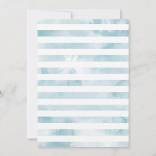 2スクープ双子アイスクリームベビーシャワー 招待状 (裏面)