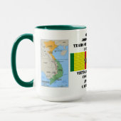 2スターコンバットマリンベトナム戦争退役軍人 マグカップ (左)