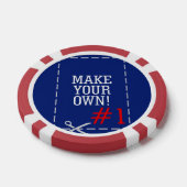 2ステップで簡単に自分で作成する2つの画像 ポーカーチップ (シングル)