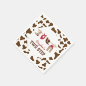 2ステップロデオウェスタンカウボーイ2nd誕生日 スタンダードカクテルナプキン (角)