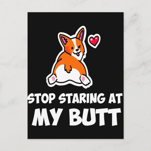 2ストップお尻 ポストカード (正面)