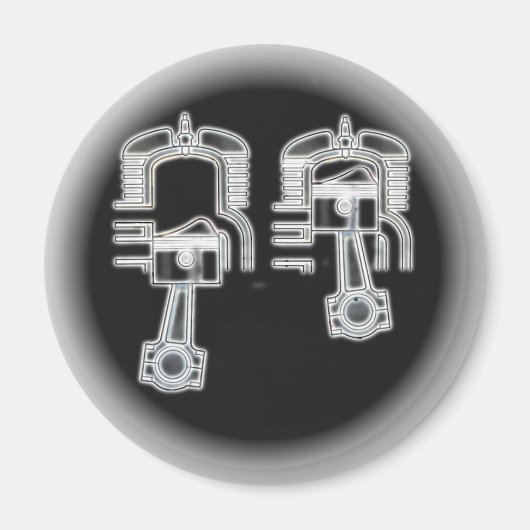 2ストロークエンジン マグネット (正面)