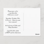 #2スパイダーウェ素朴ブがハもしロウィーンを挑戦 ポストカード (裏面)