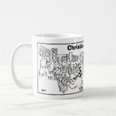 2スーパーマグの漫画。名前の追加 コーヒーマグカップ (左)