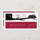 2セルフカットブック前Bed Robin & Nestブックマーク (正面/裏面)