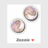 2セント硬貨 シール (シート)