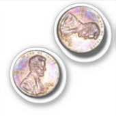 2セント硬貨 シール (正面)