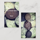 2セント硬貨 名刺 (正面/裏面)