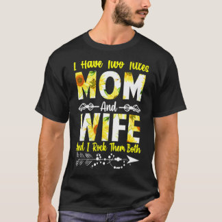 2タイトル母と妻最高の妻の母の日の日 Tシャツ