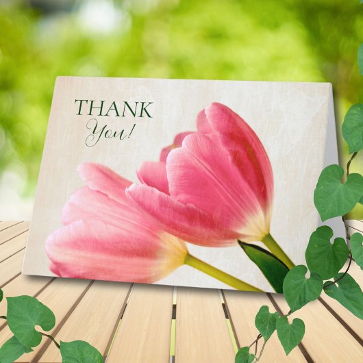 2チューリップ サンキューカード