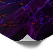 2チューリップ – ファンタジーシルエットデザイン ポスター (角)