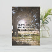 2ツリーズ素朴アフタヌーンダスクサンセットブライダルシャワー 招待状 (スタンド正面)