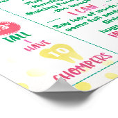 2ティフルーティ2nd誕生日マイルストーンポスター ポスター (角)