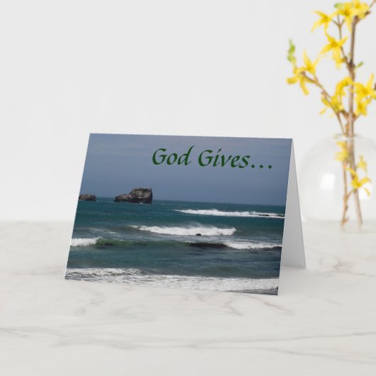 2ティモシー1:7勇気付けられるカード カード (黄色い花)