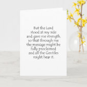 2ティモシー4 17 カード (黄色い花)