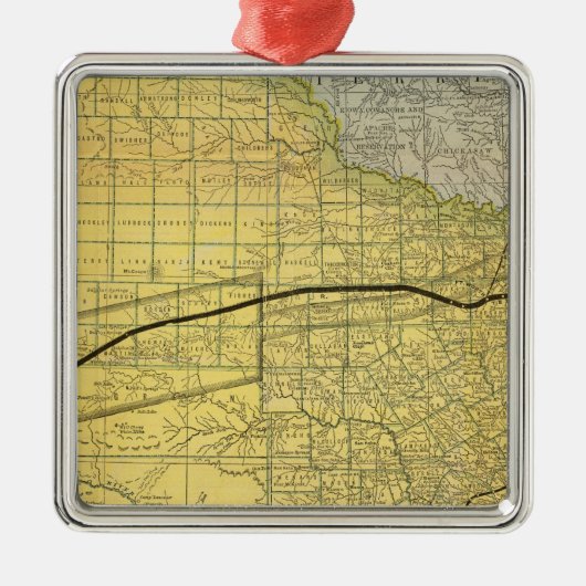 2テキサス州 メタルオーナメント (正面)