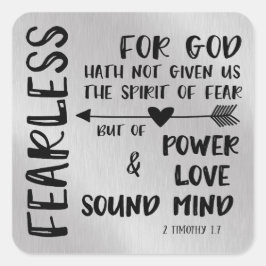 2テモシー聖書の聖句 スクエアシール