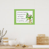 2テモテ1:12クリスチャン勇気付けられる聖なる書物、 経典 ポスター (キッチン)