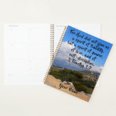 2テモテ1:7カスタム聖書の聖句 プランナー手帳 (ディスプレー)