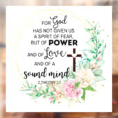 2テモテ1:7神は恐与えの霊ではない ウィンドウサイン (シート2)