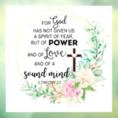 2テモテ1:7神は恐与えの霊ではない ウィンドウサイン (シート3)
