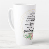 2テモテ1:7神は恐与えの霊ではない カフェラテマグ (左アングル)