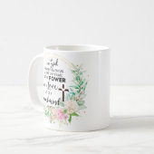 2テモテ1:7神は恐与えの霊ではない コーヒーマグカップ (正面左)