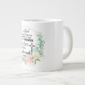 2テモテ1:7神は恐与えの霊ではない ジャンボコーヒーマグカップ (正面右)