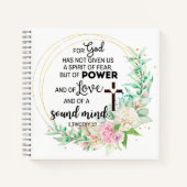 2テモテ1:7神は恐与えの霊ではない ノートブック (正面)