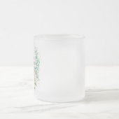 2テモテ1:7神は恐与えの霊ではない フロストグラスマグカップ (中央)