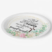 2テモテ1:7神は恐与えの霊ではない ペーパープレート (アングル)