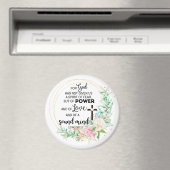 2テモテ1:7神は恐与えの霊ではない マグネット (インサイチュ (食洗機))