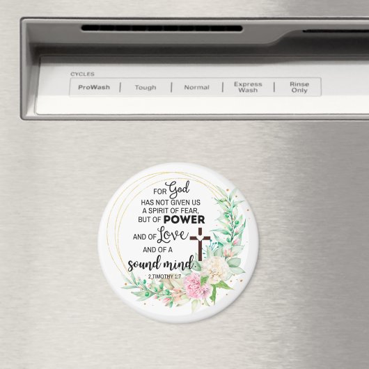 2テモテ1:7神は恐与えの霊ではない マグネット (インサイチュ (食洗機))