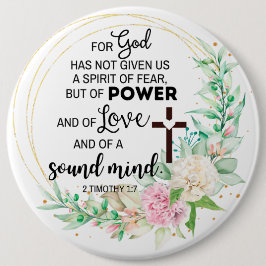 2テモテ1:7神は恐与えの霊ではない 缶バッジ
