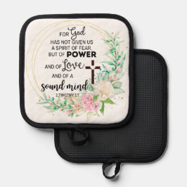 2テモテ1:7神は恐与えの霊ではない 鍋敷き