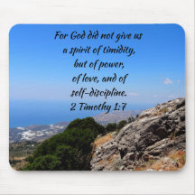 2テモテ1:7臆病の精神カスタム聖句