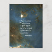 2テモテ1:7 ポストカード (正面)