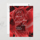 2テモテ1:7 ポストカード (正面/裏面)