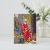 2テモテ4:6-8私はコースポストカーを終えた ポストカード (スタンド正面)